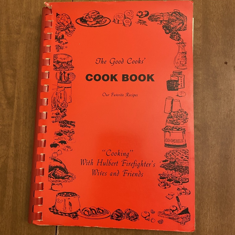 VTG Hulbert Oklahoma Firefighter Cookbook Favorite Recipes Spiral Community 1992